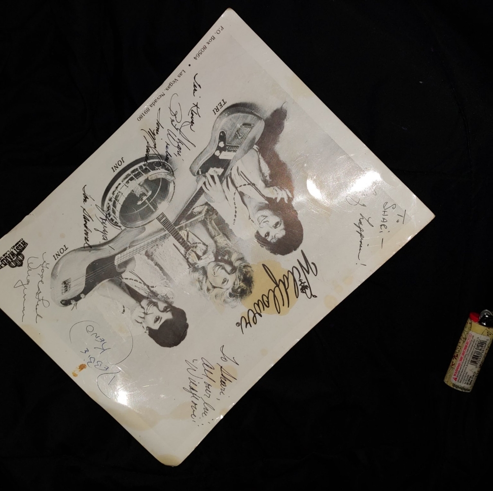 Vintage signed autographed photo